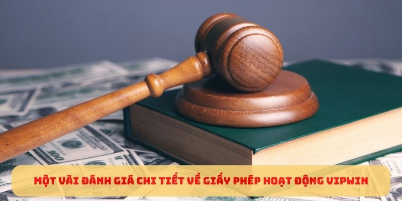 Một vài đánh giá chi tiết về giấy phép hoạt động Vipwin