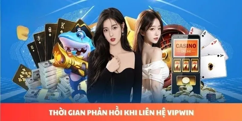 Thời gian phản hồi cho khách hàng khi liên hệ Vipwin